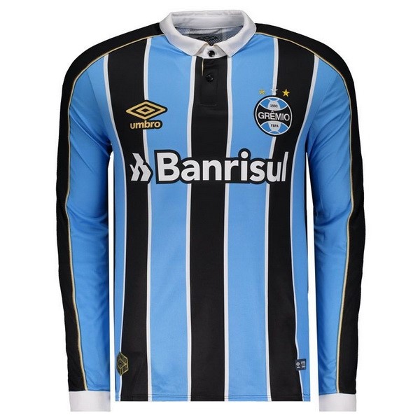 Tailandia Camiseta Grêmio FBPA 1ª ML 2019 2020 Azul